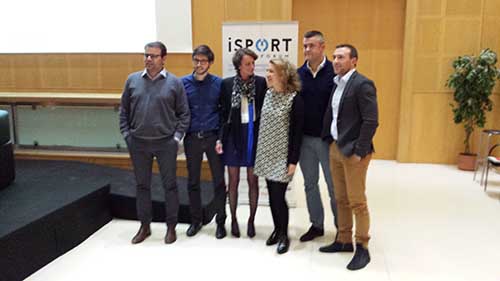 Foto de las startups finalistas en iSport Forum